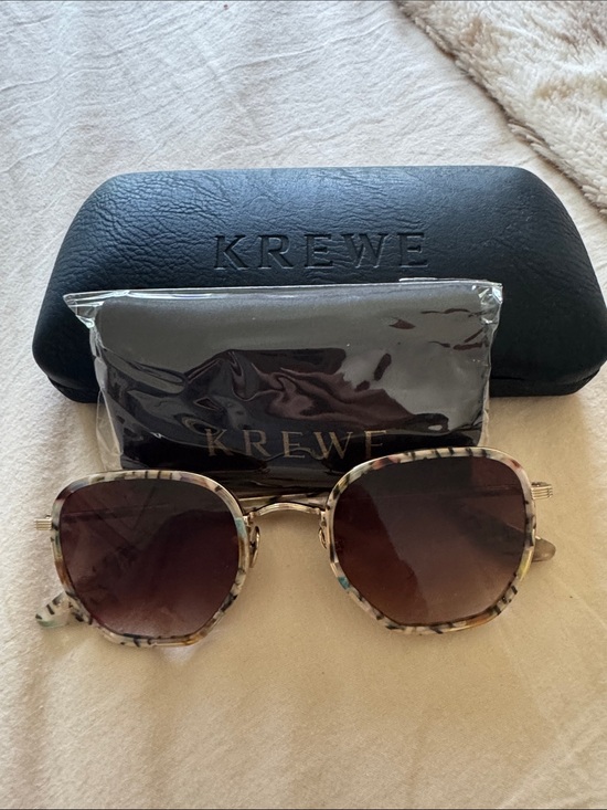 KREWE Pascal Sunglasses, Confetti frame with Brown Gradient Lenses main image 8